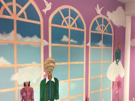 Himmelreich Wandmalerei von Sorina M. Grigore